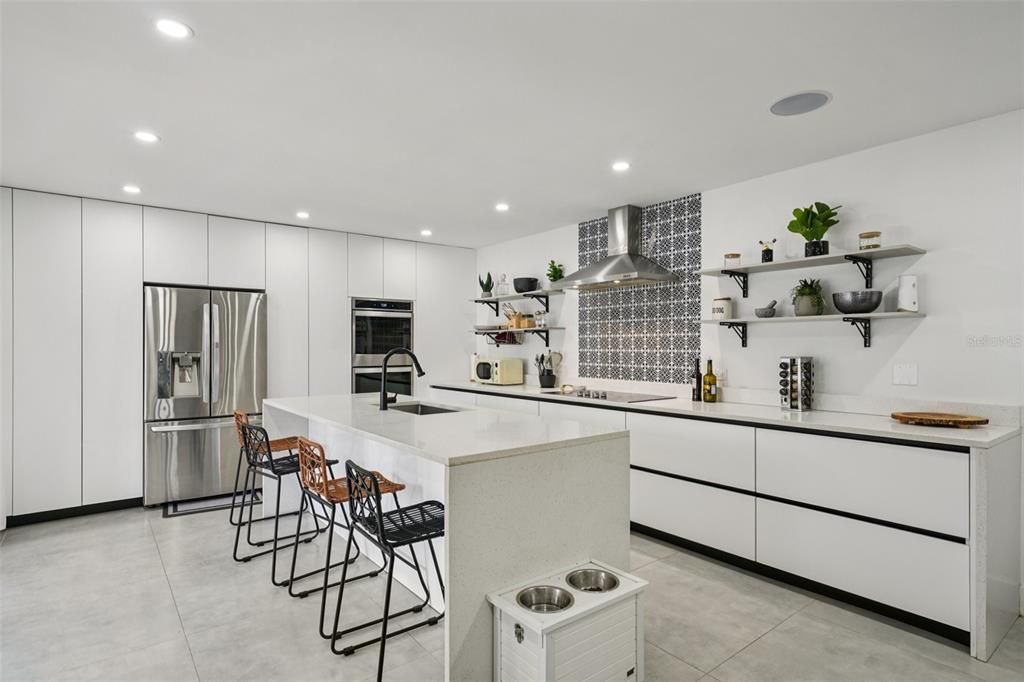 Interior, Kitchen, Recessed Lighting, Stainless Steel Appliances