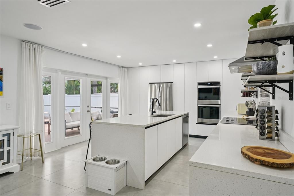 Interior, Kitchen, Recessed Lighting, Stainless Steel Appliances