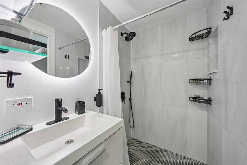 Bathroom, Glass Shower, Interior