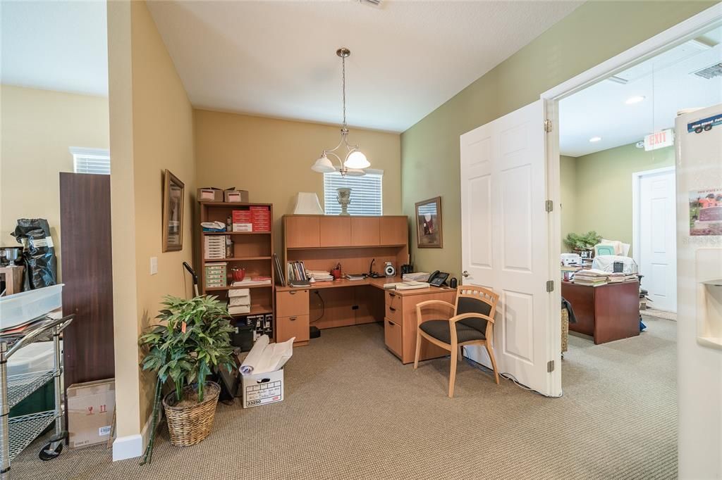 Home Office, Interior, Pendant Lights, Recessed Lighting