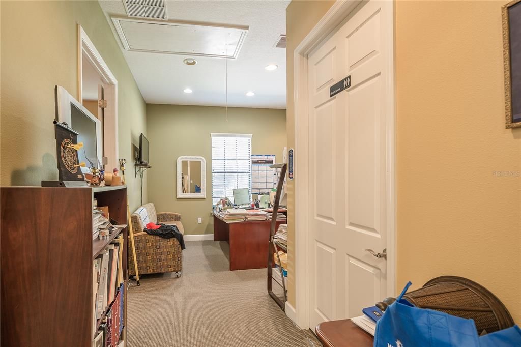 Home Office, Interior, Recessed Lighting