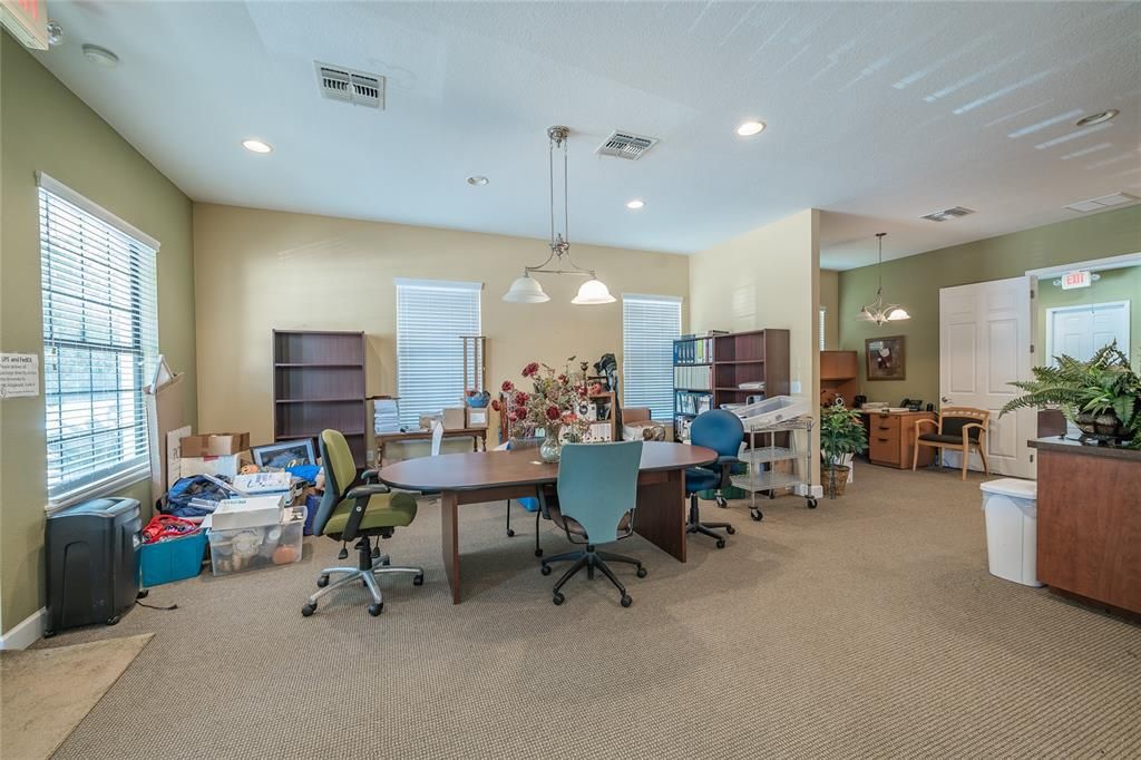 Home Office, Interior, Pendant Lights, Recessed Lighting