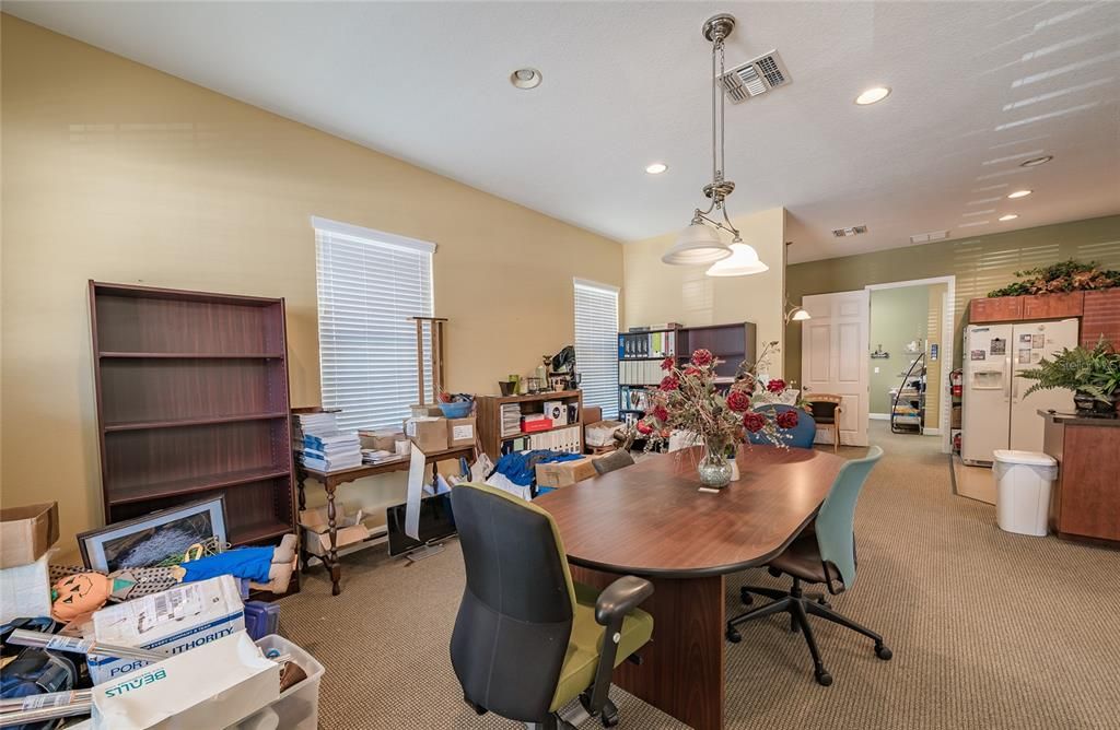 Home Office, Interior, Pendant Lights, Recessed Lighting