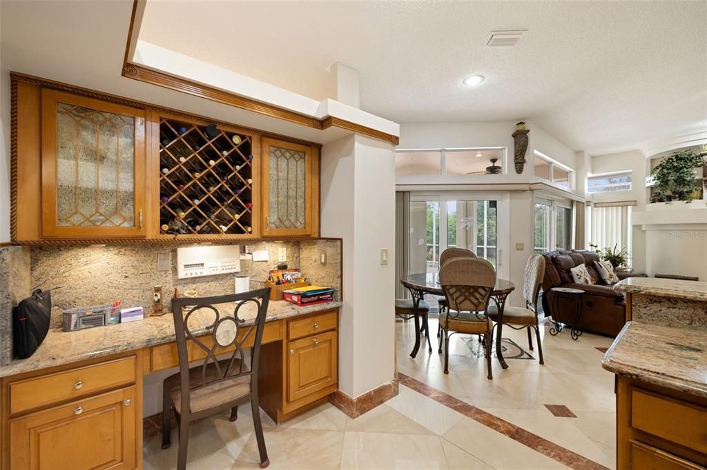 Dining room, Interior, Kitchen, Living room, Recessed Lighting
