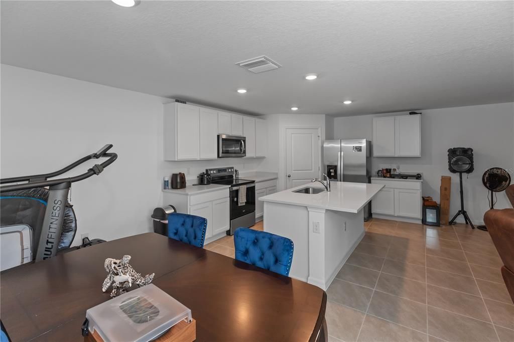 Interior, Kitchen, Recessed Lighting, Stainless Steel Appliances