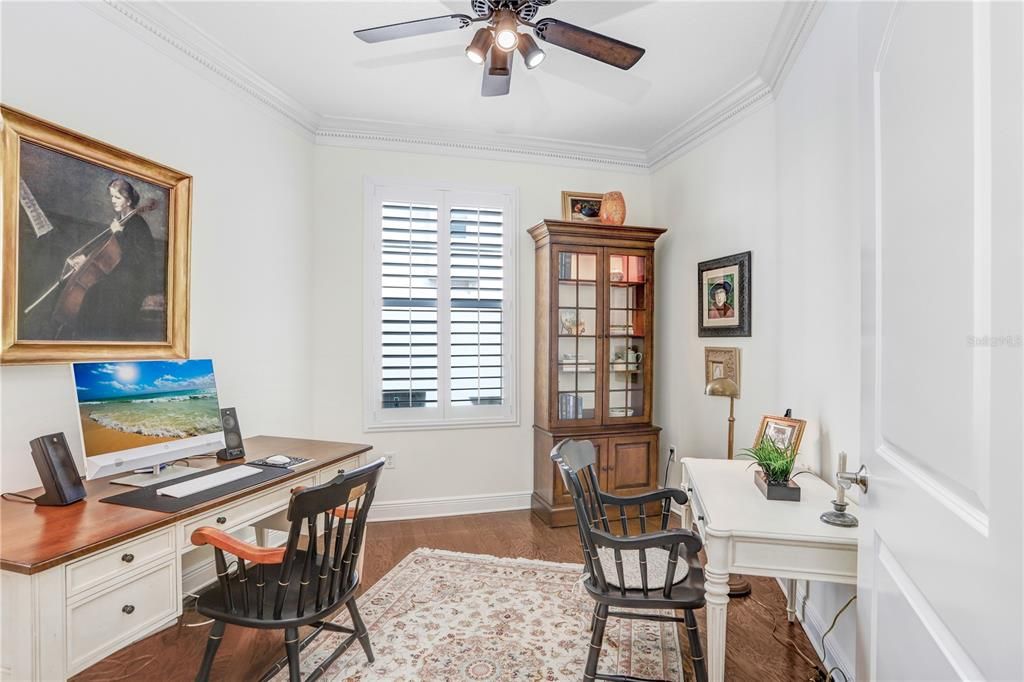 Home Office, Interior, Wood Texture Flooring