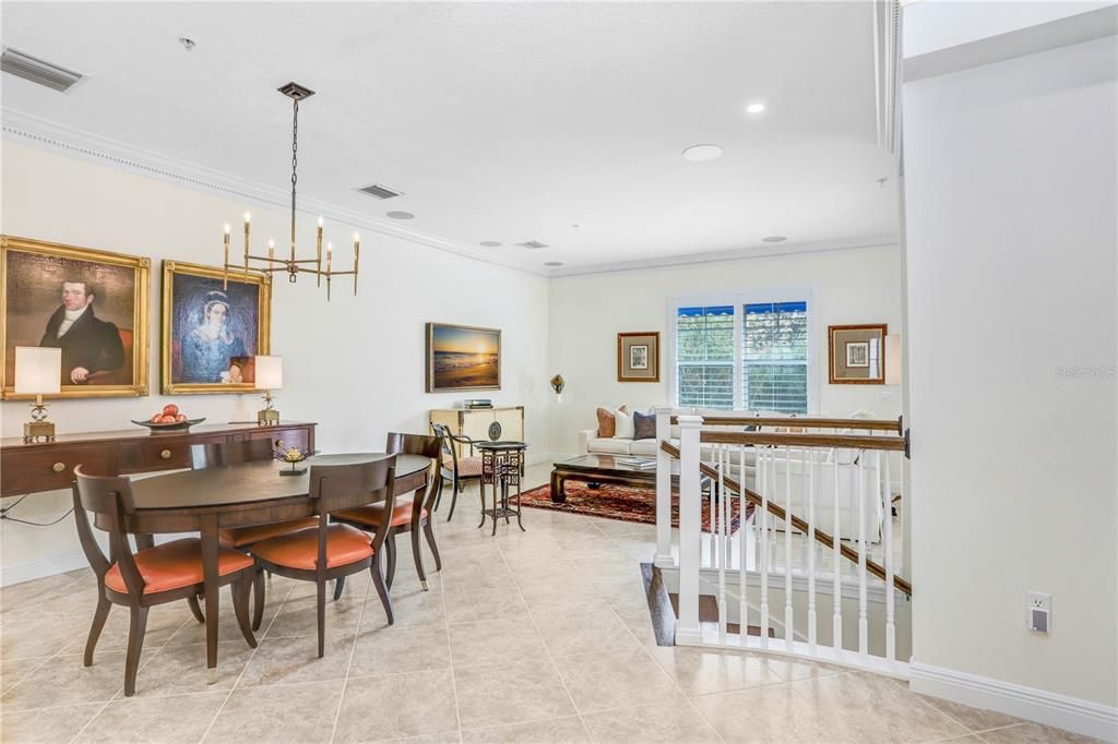 Dining room, Interior, Living room, Pendant Lights, Recessed Lighting
