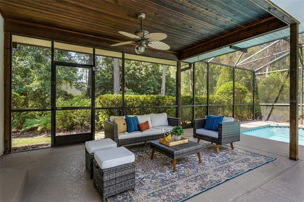 Glass Ceilings, Interior, Living room, Pool, Sun Room, Wooden Ceilings