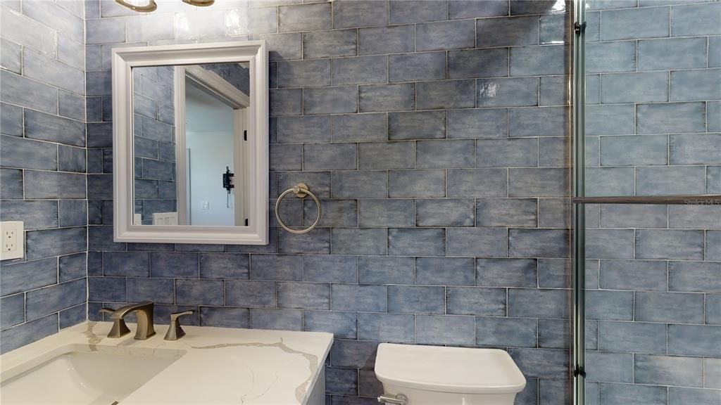 Bathroom, Glass Shower, Interior