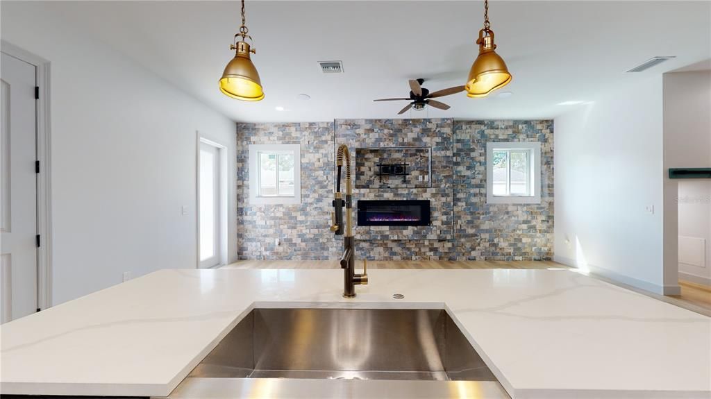 Interior, Kitchen, Pendant Lights, Recessed Lighting