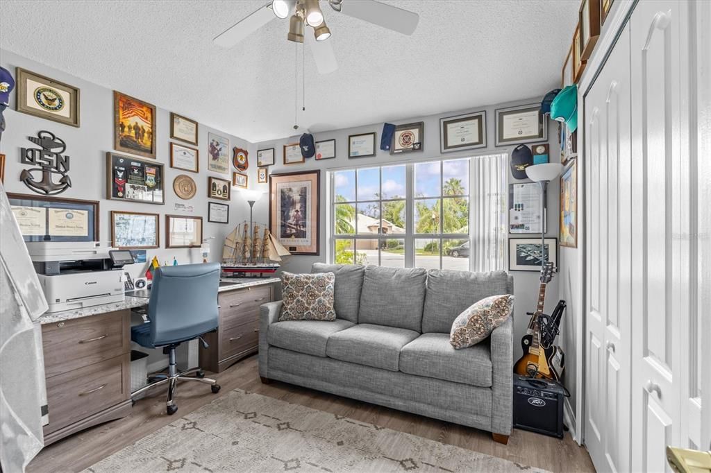 Home Office, Interior, Wood Texture Flooring