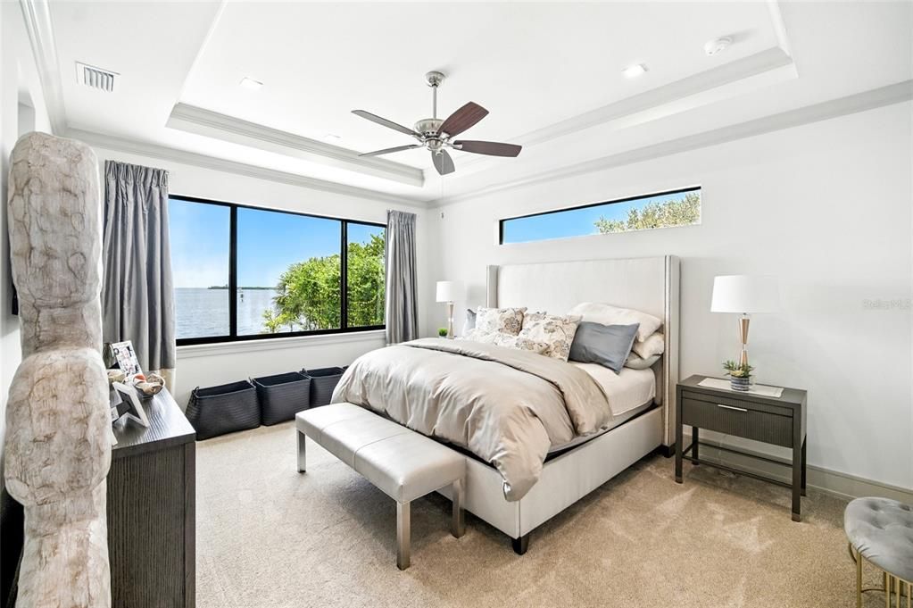 Bedroom, Interior, Recessed Lighting, Water