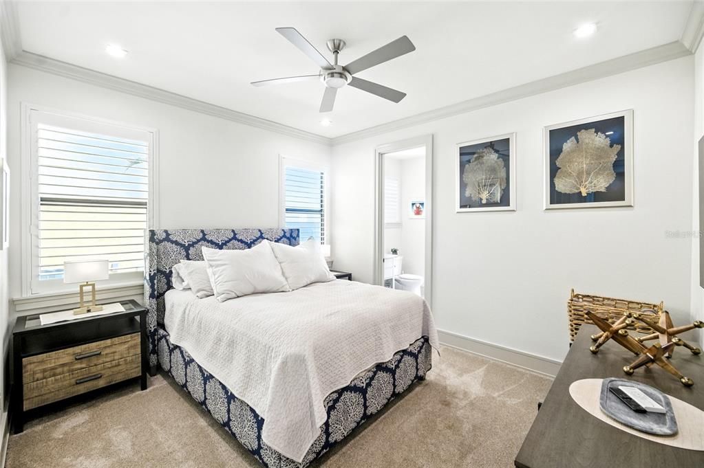 Bedroom, Interior, Recessed Lighting