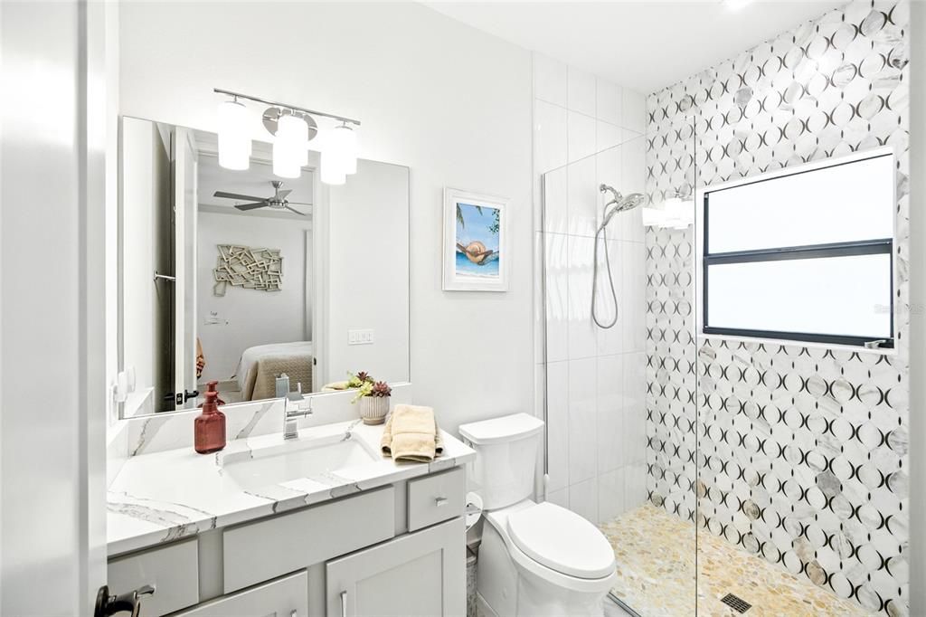 Bathroom, Glass Shower, Interior