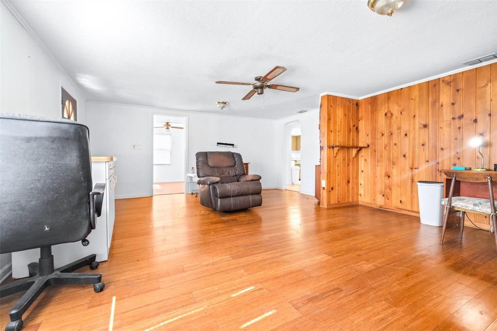 Interior, Wood Texture Flooring, Wooden Walls