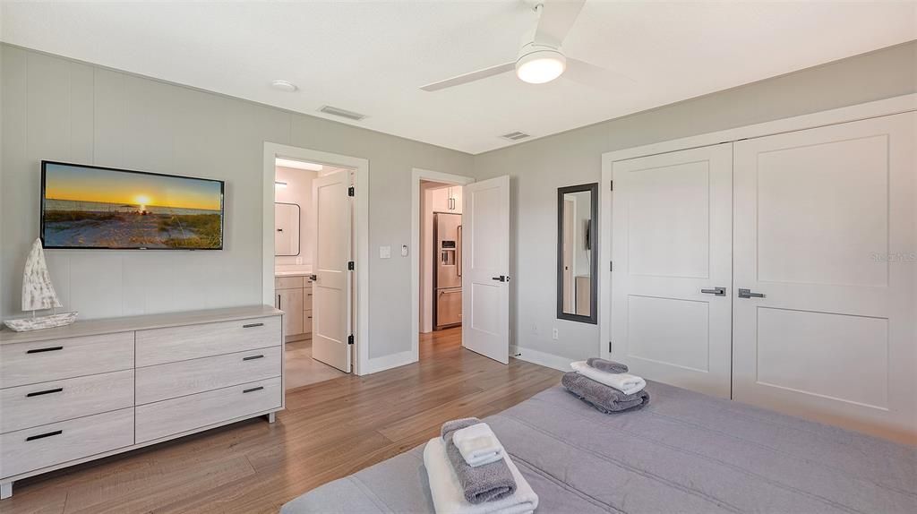 Bathroom, Interior, Wood Texture Flooring