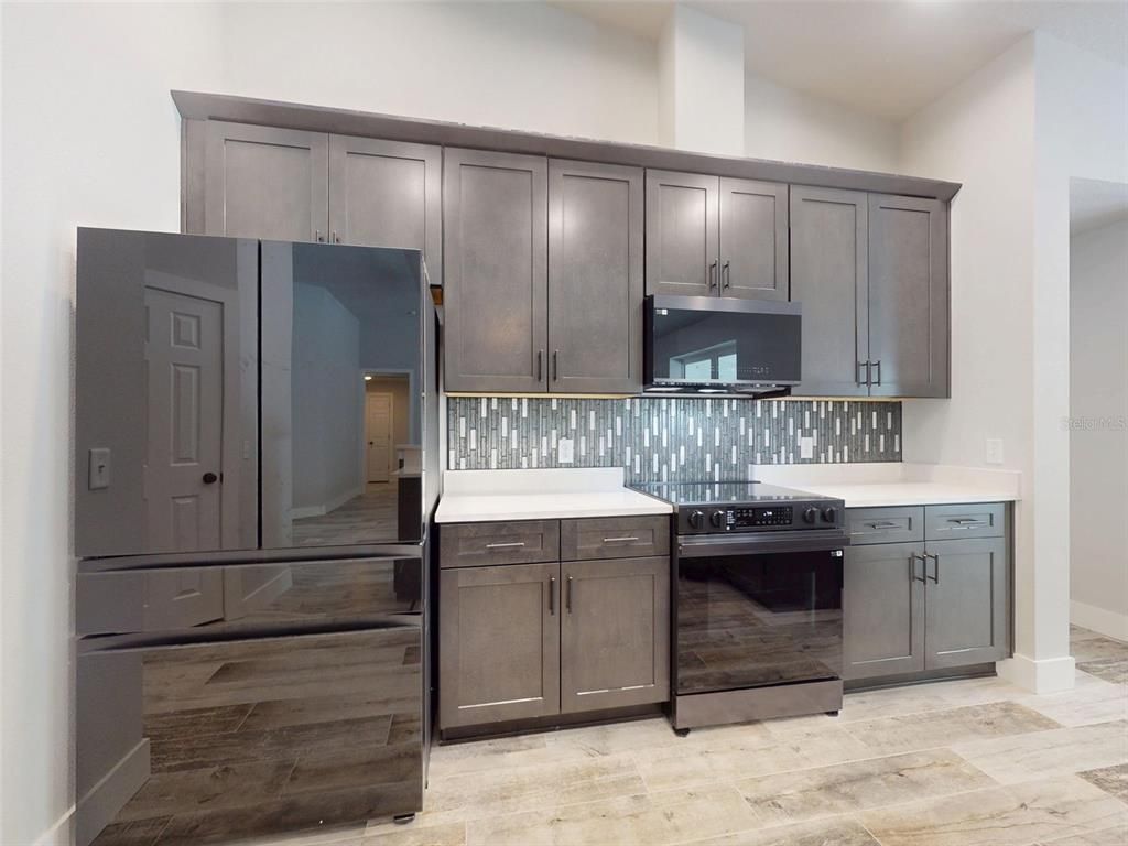 Interior, Kitchen, Wood Texture Flooring