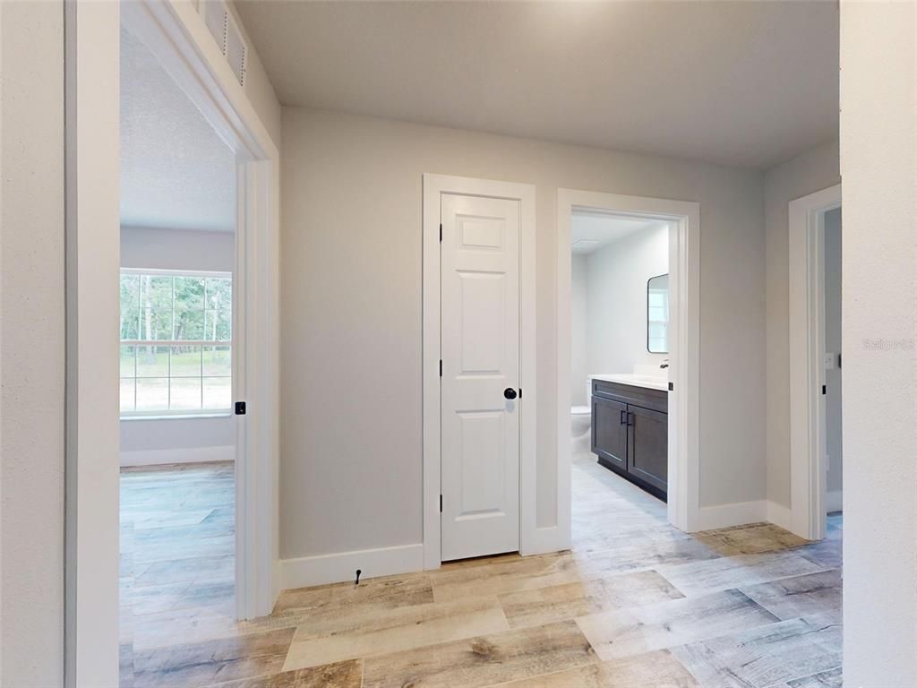 Bathroom, Empty room, Interior, Wood Texture Flooring