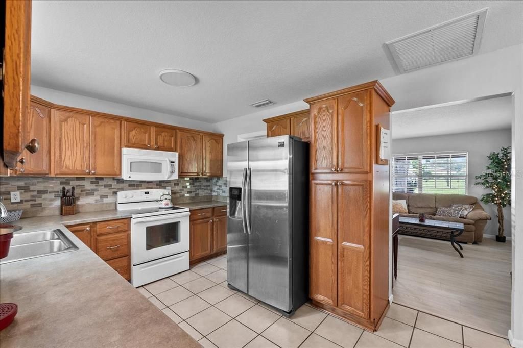 Interior, Kitchen, Living room, Wood Texture Flooring