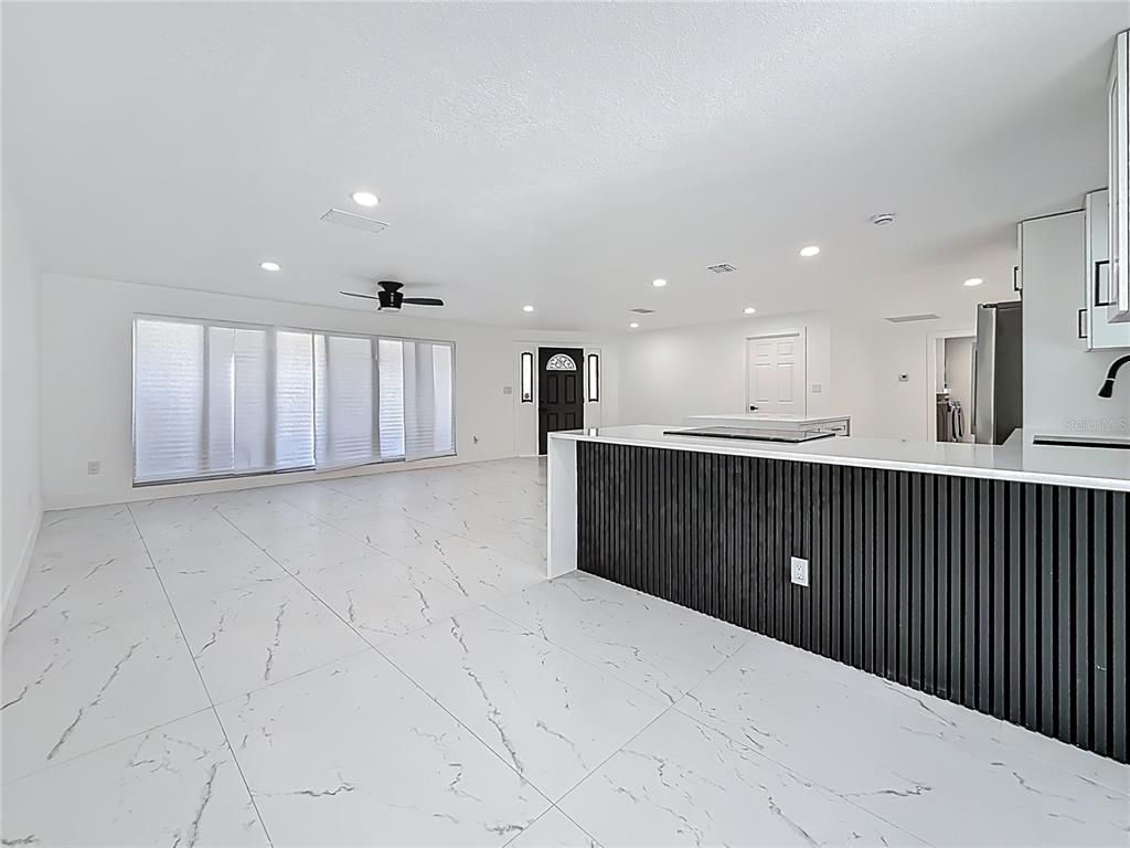 Interior, Kitchen, Marble, Recessed Lighting