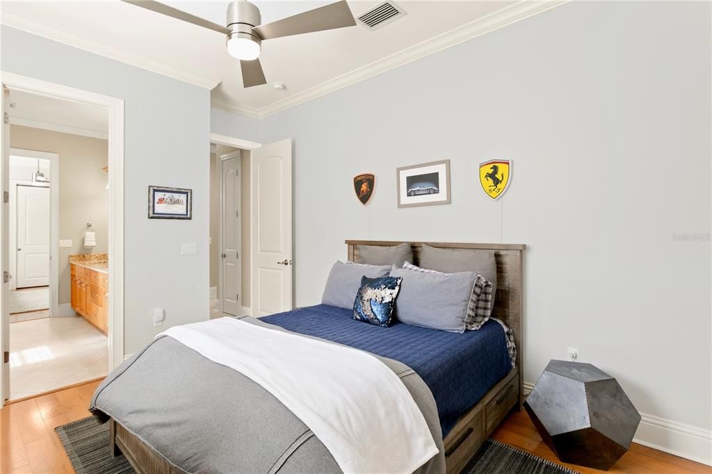 Bedroom, Interior, Wood Texture Flooring