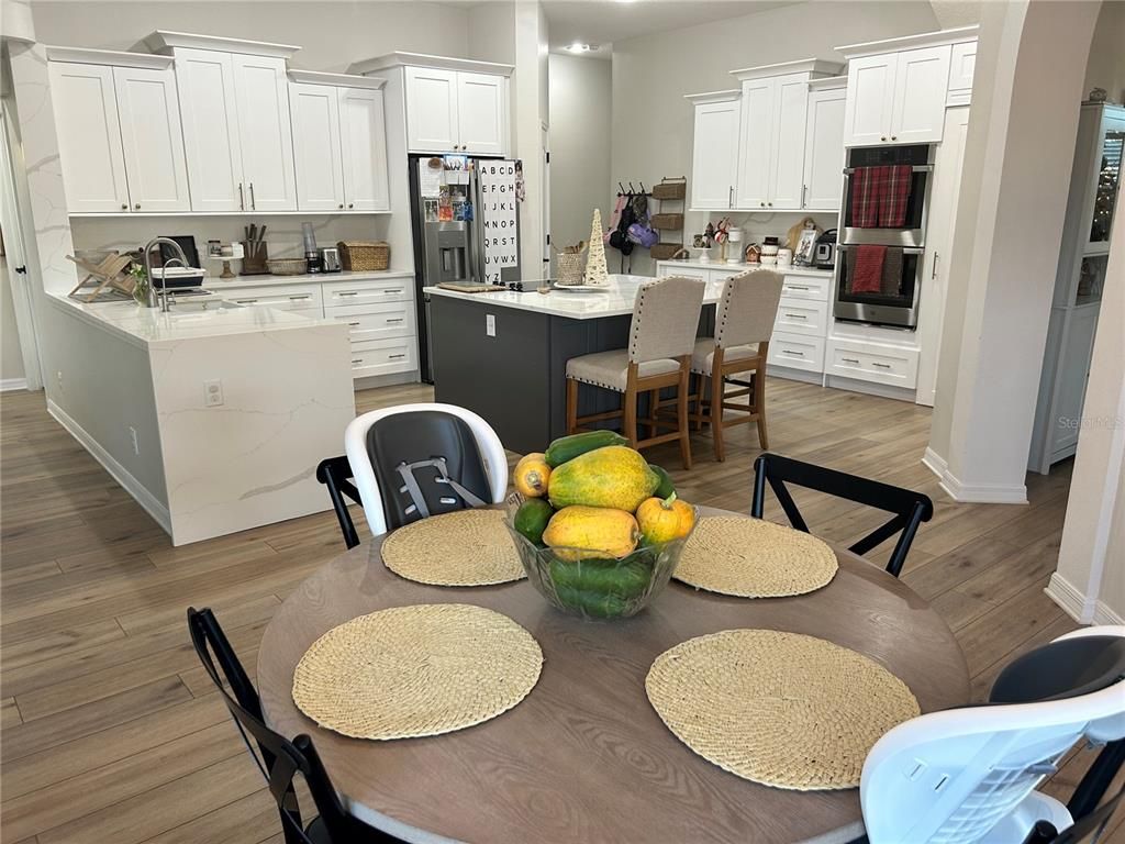 Dining room, Interior, Kitchen, Wood Texture Flooring