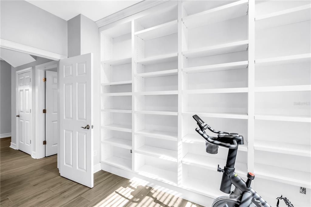 Fitness Equipment, Interior, Wood Texture Flooring