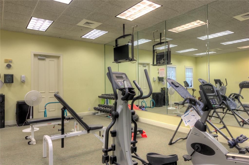 Fitness Equipment, Interior, Recessed Lighting