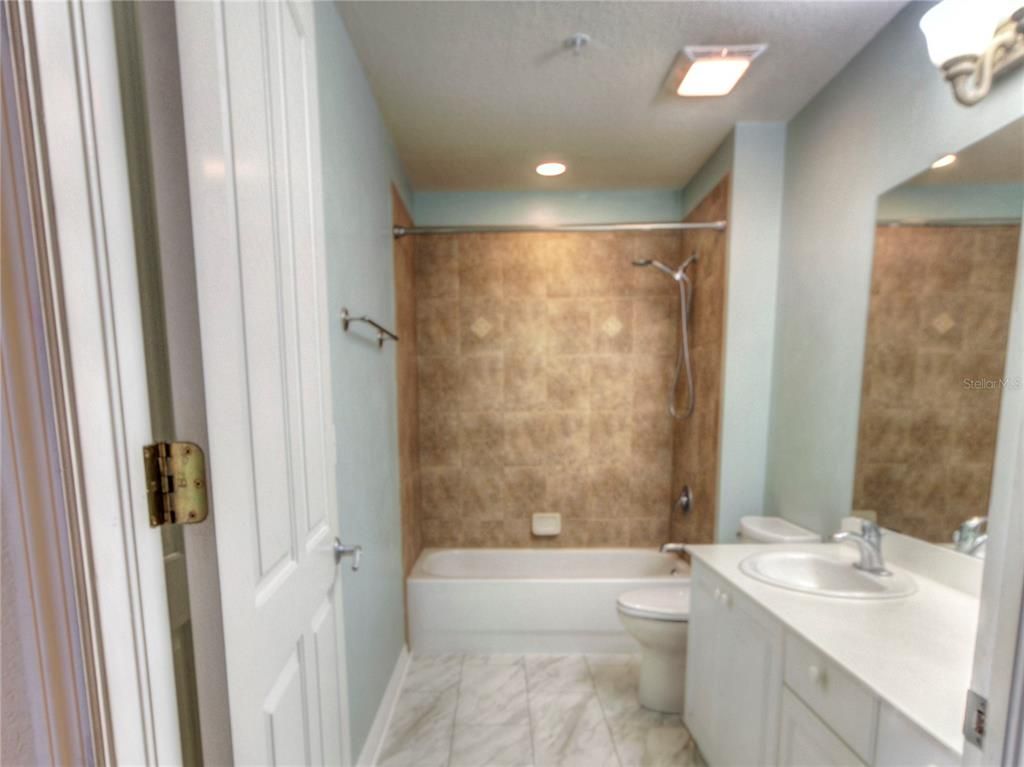 Bathroom, Dual Sink Vanities, Interior, Marble, Recessed Lighting