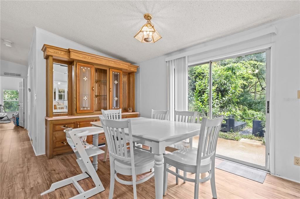 Dining room, Interior, Wood Texture Flooring