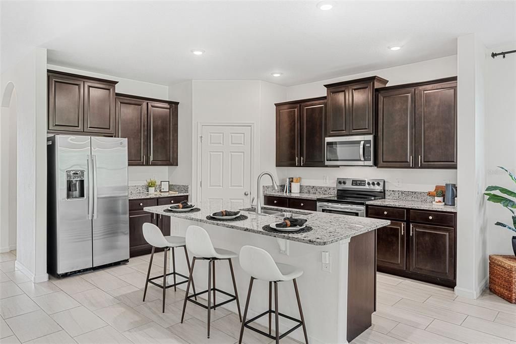 Interior, Kitchen, Recessed Lighting, Stainless Steel Appliances