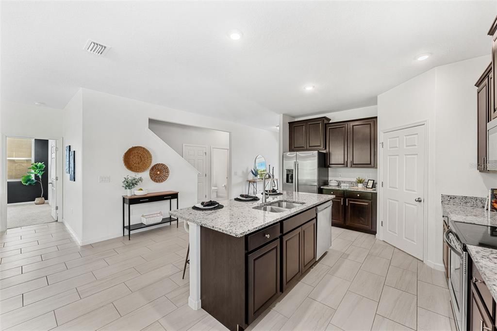 Interior, Kitchen, Recessed Lighting, Stainless Steel Appliances