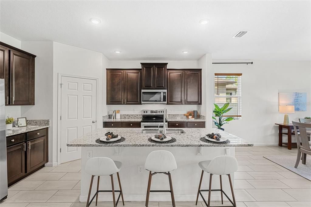 Interior, Kitchen, Recessed Lighting, Stainless Steel Appliances