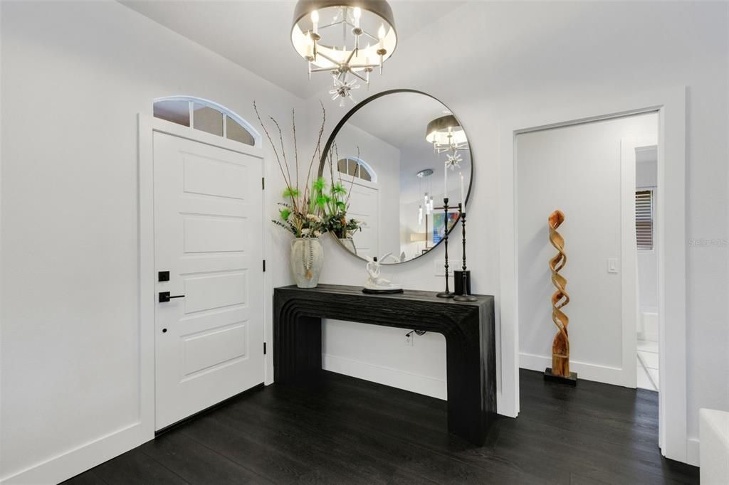 Chandelier, Interior, Wood Texture Flooring
