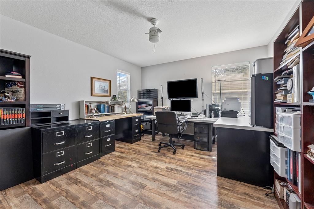 Home Office, Interior, Wood Texture Flooring