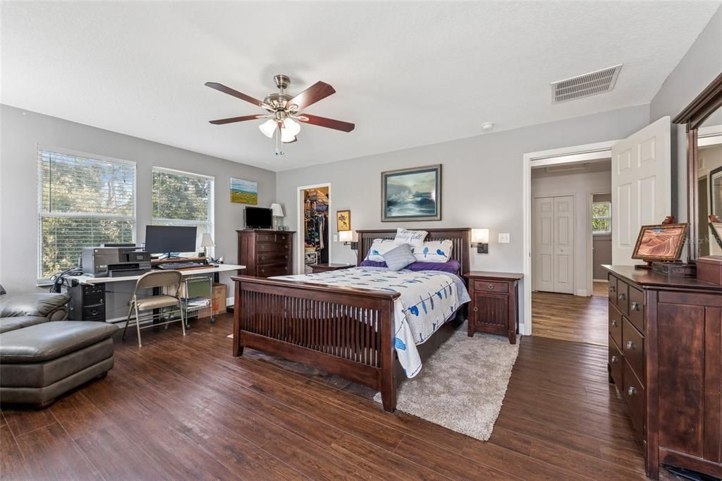 Bedroom, Home Office, Interior, Wood Texture Flooring