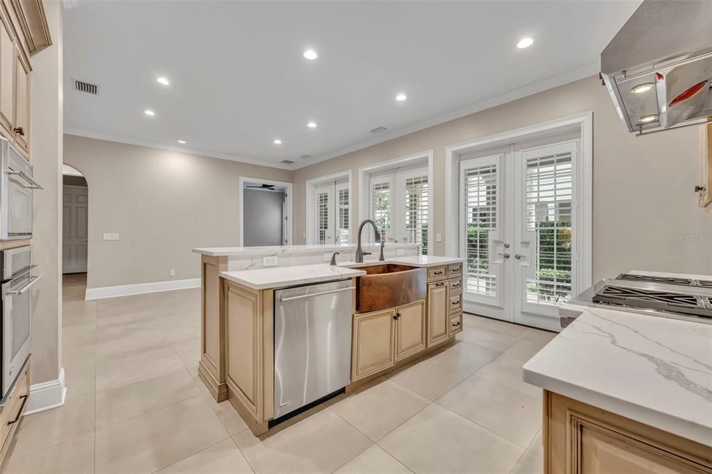 Interior, Kitchen, Recessed Lighting, Stainless Steel Appliances