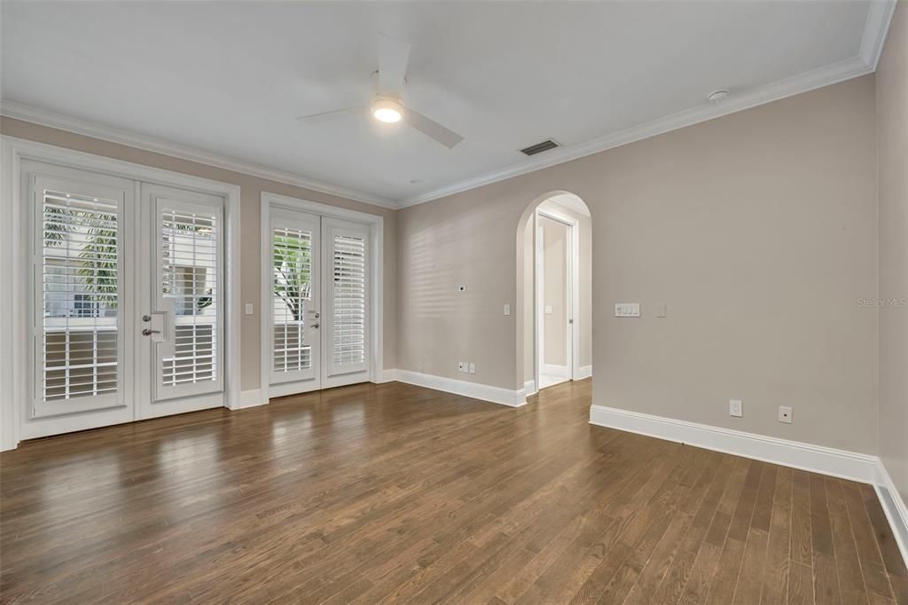 Empty room, Interior, Wood Texture Flooring