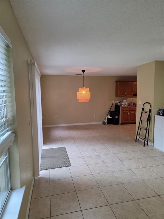 Empty room, Interior, Kitchen, Pendant Lights