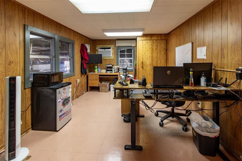 Home Office, Interior, Wooden Walls