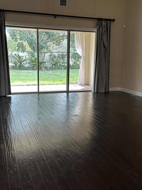 Empty room, Interior, Wood Texture Flooring