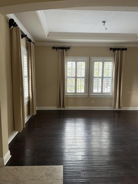 Empty room, Interior, Wood Texture Flooring
