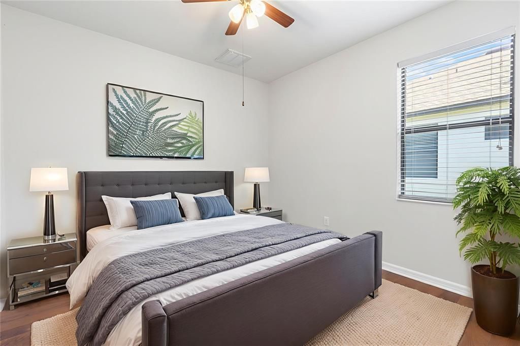 Bedroom, Interior, Wood Texture Flooring