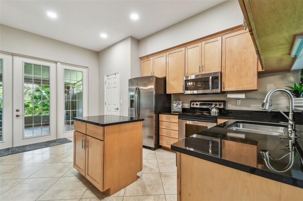 Interior, Kitchen, Recessed Lighting, Stainless Steel Appliances