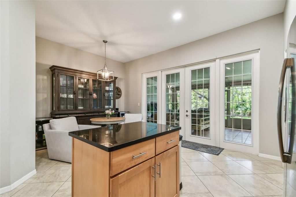 Dining room, Interior, Pendant Lights, Recessed Lighting