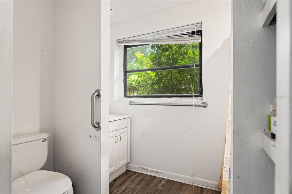Bathroom, Interior, Wood Texture Flooring