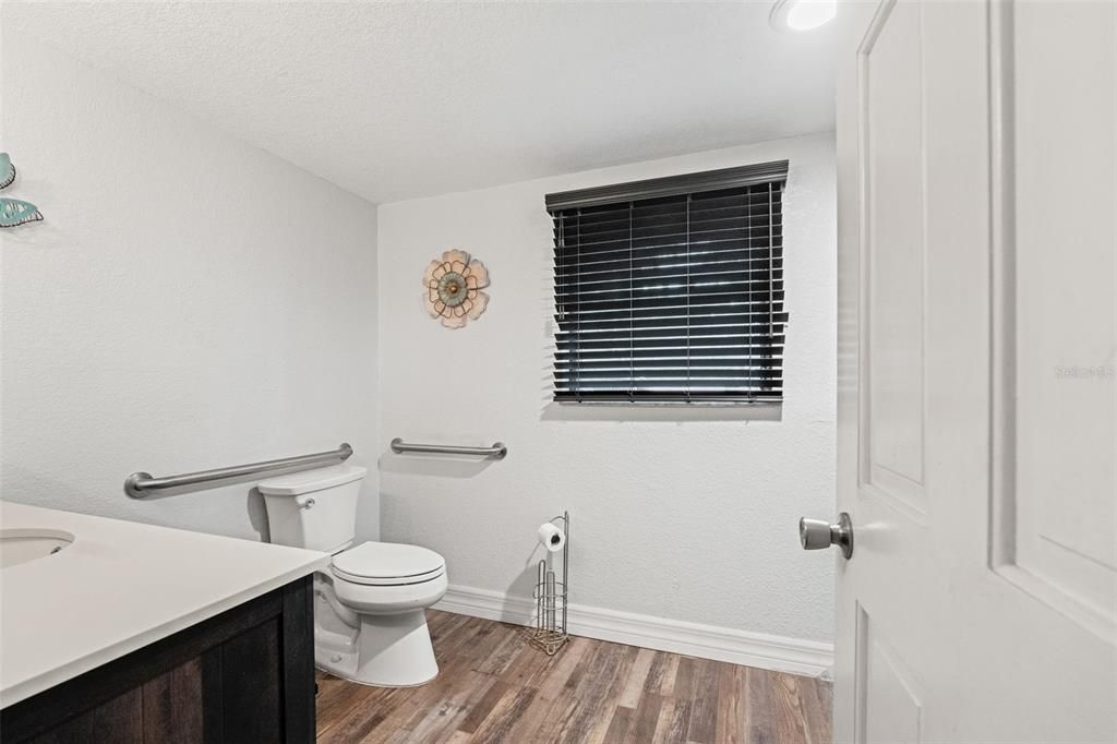 Bathroom, Interior, Wood Texture Flooring