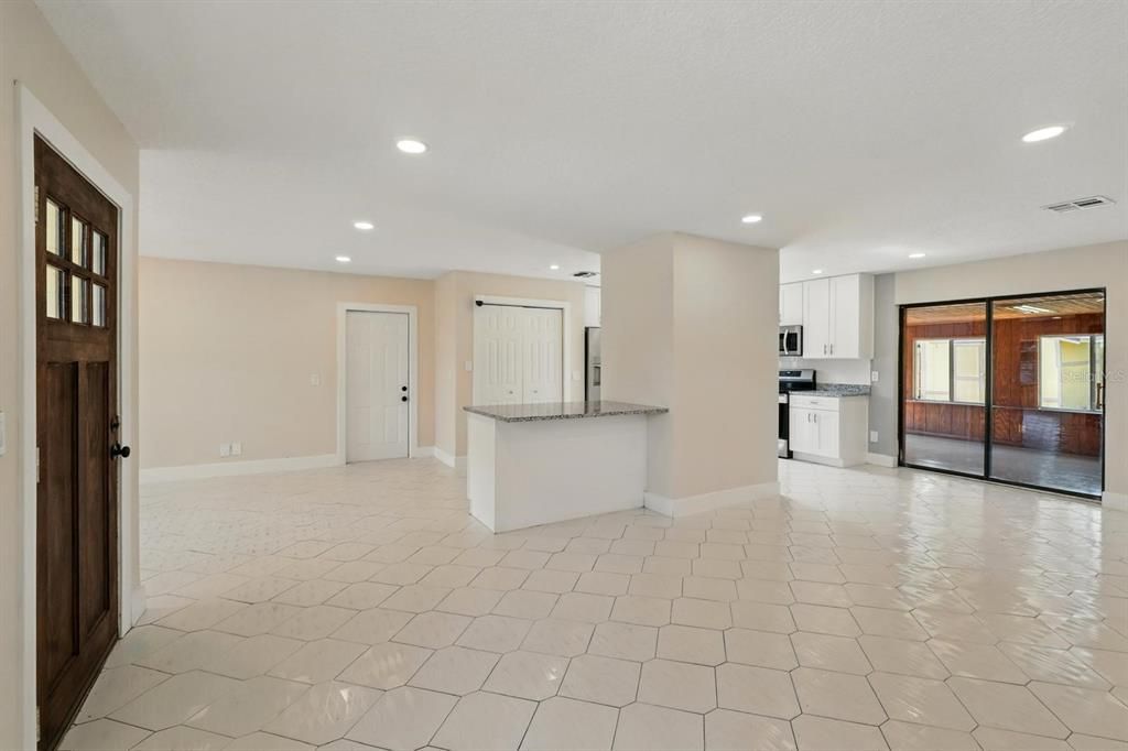 Interior, Kitchen, Recessed Lighting, Stainless Steel Appliances
