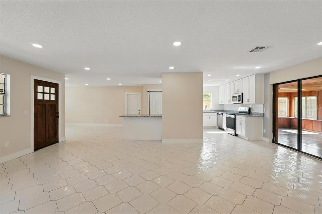 Interior, Kitchen, Recessed Lighting, Stainless Steel Appliances