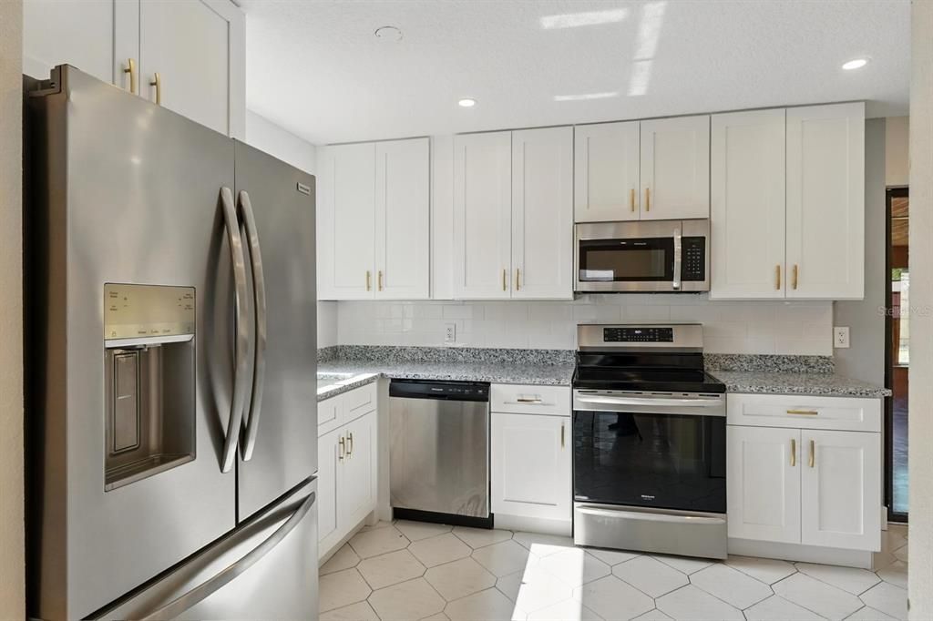 Interior, Kitchen, Recessed Lighting, Stainless Steel Appliances